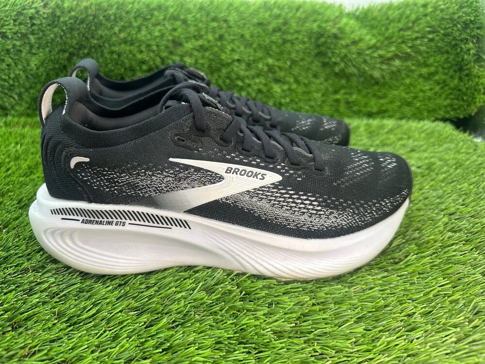 Brooks Adrenaline GTS 25 1204431B090 Athletic Sneaker Womens 7.5B Black Mesh Gym
